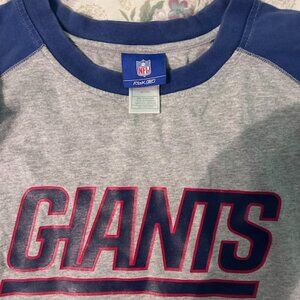 NY Giants Long Sleeve T-Shirt (Baseball Style)